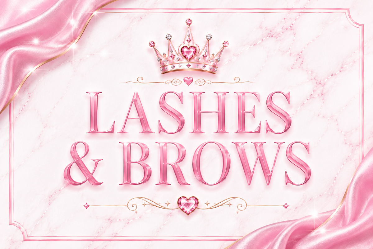 Lashes and brows